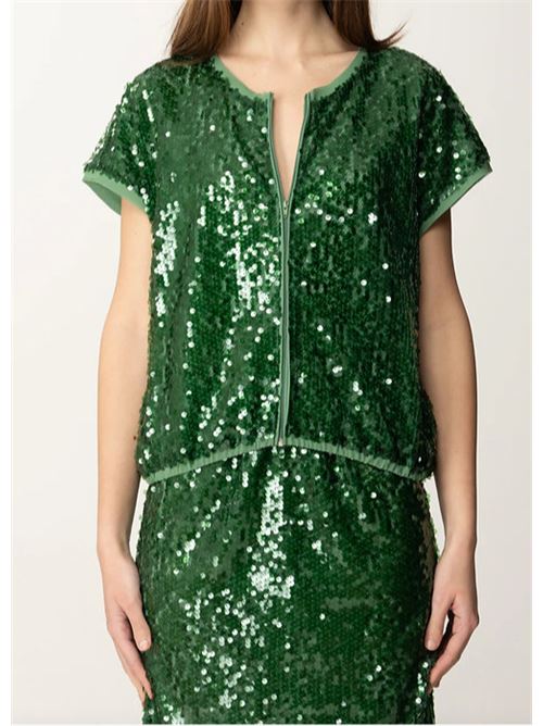 Blusa M/C con paillettes Manila Grace MANILA GRACE | C198PY-MA509